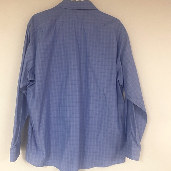 Lacoste Blue Plaid button down shirt - Picture 2 of 4